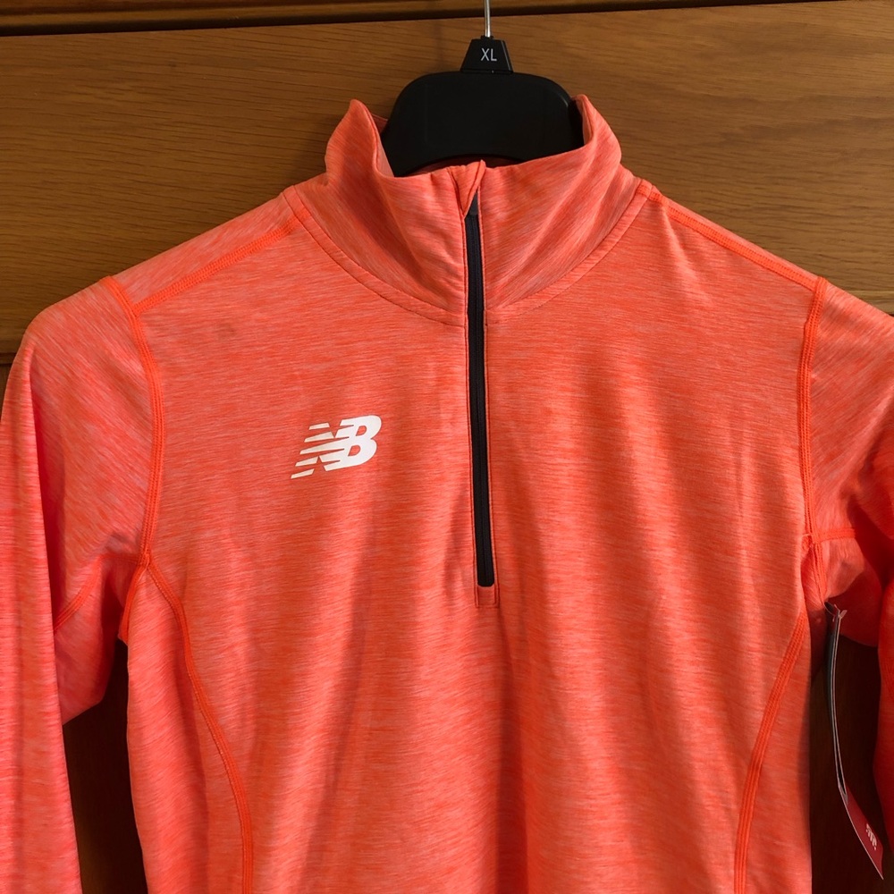 NWT New Balance Dry Accelerate Quarter Zip Pullover Performance Top Size M - Picture 2 of 12